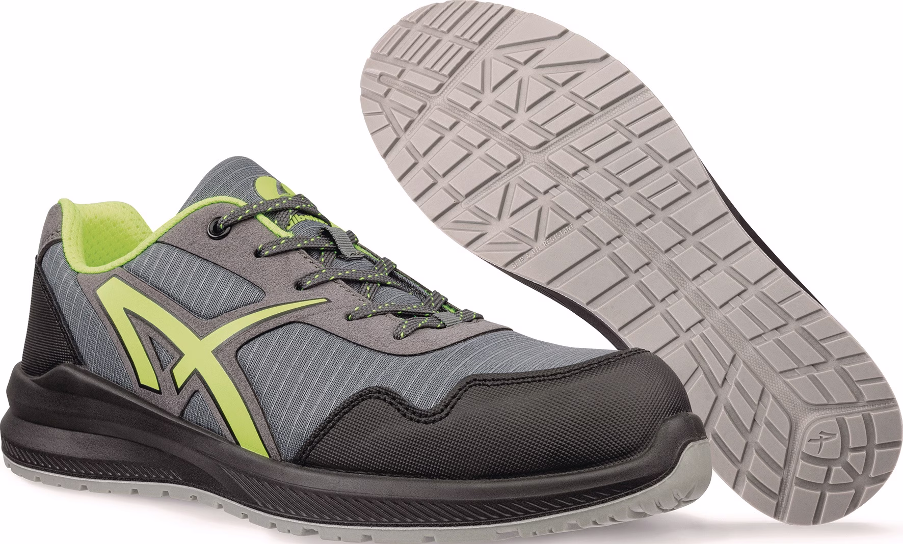 Sicherheitsschuh DRIFTER GREEN LOW W.11 grau/grün S1PL ESD FO SR