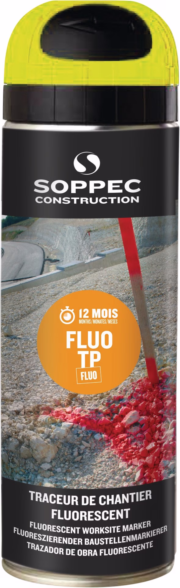 Baustellenmarkierspray FLUO TP 500ml Spraydose