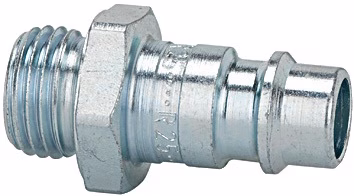 Stecknippel STA verz.Stecker DN 7,2-7,8 AG G 1/4 Zoll SW 17mm