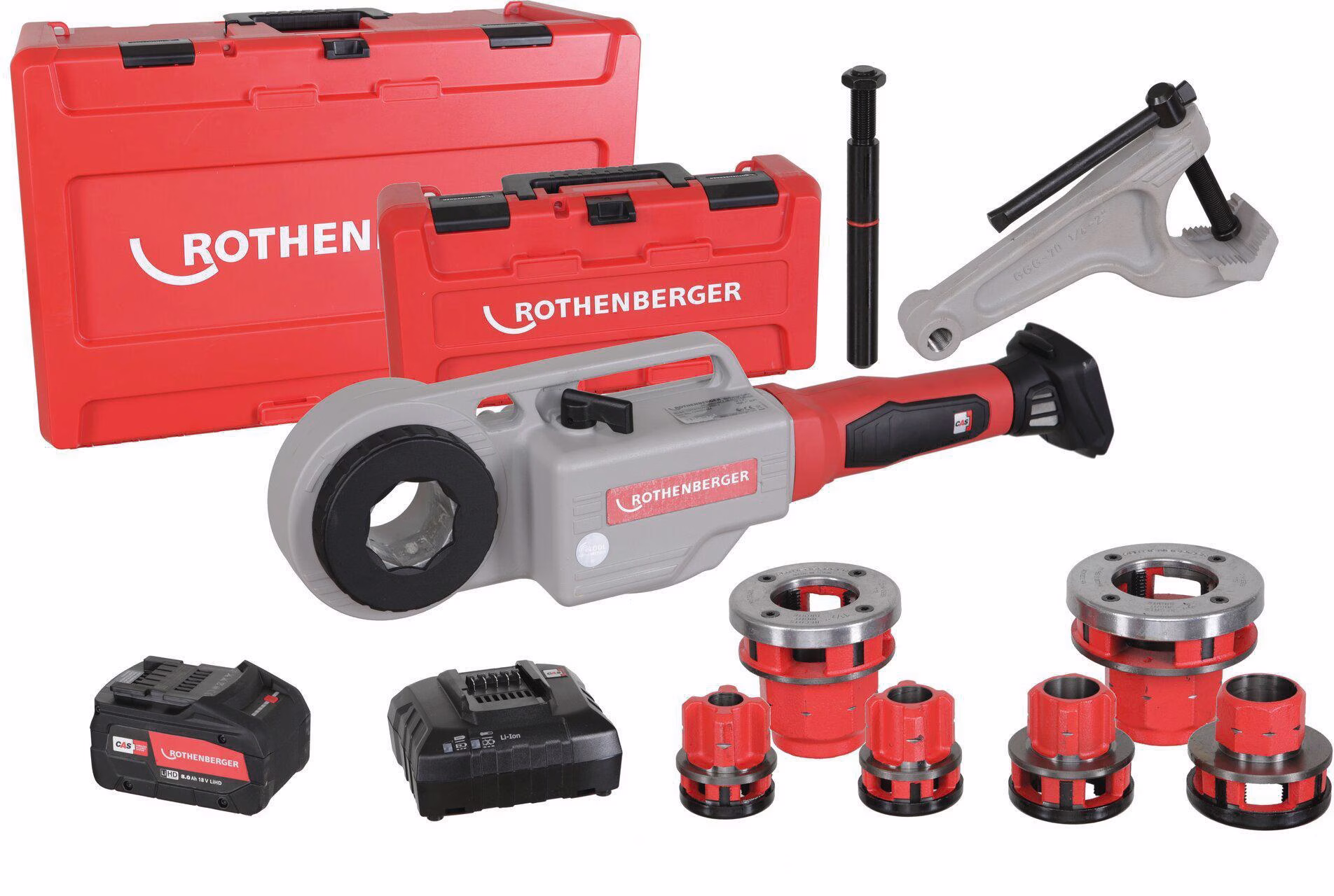 Akku-Gew.-schneidmas. SUPERTRONIC®2000E CAS 13-60mm 58 U/min 1/2-2 Zoll 18V 4Ah