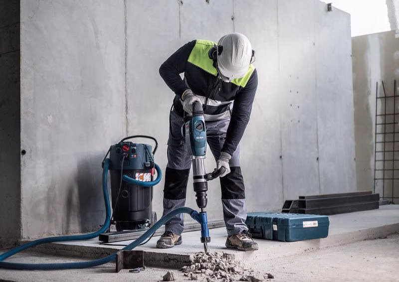 Flachmeißel-Adapter EXPERT SDS Clean max Gesamt-L.400mm Meißelschneide 25mm