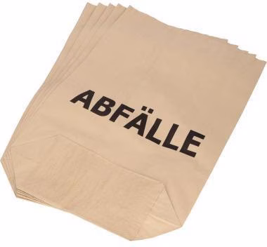 Müllsack 70l 70g 2lagig Papier natronbraun 25 St./Pack.