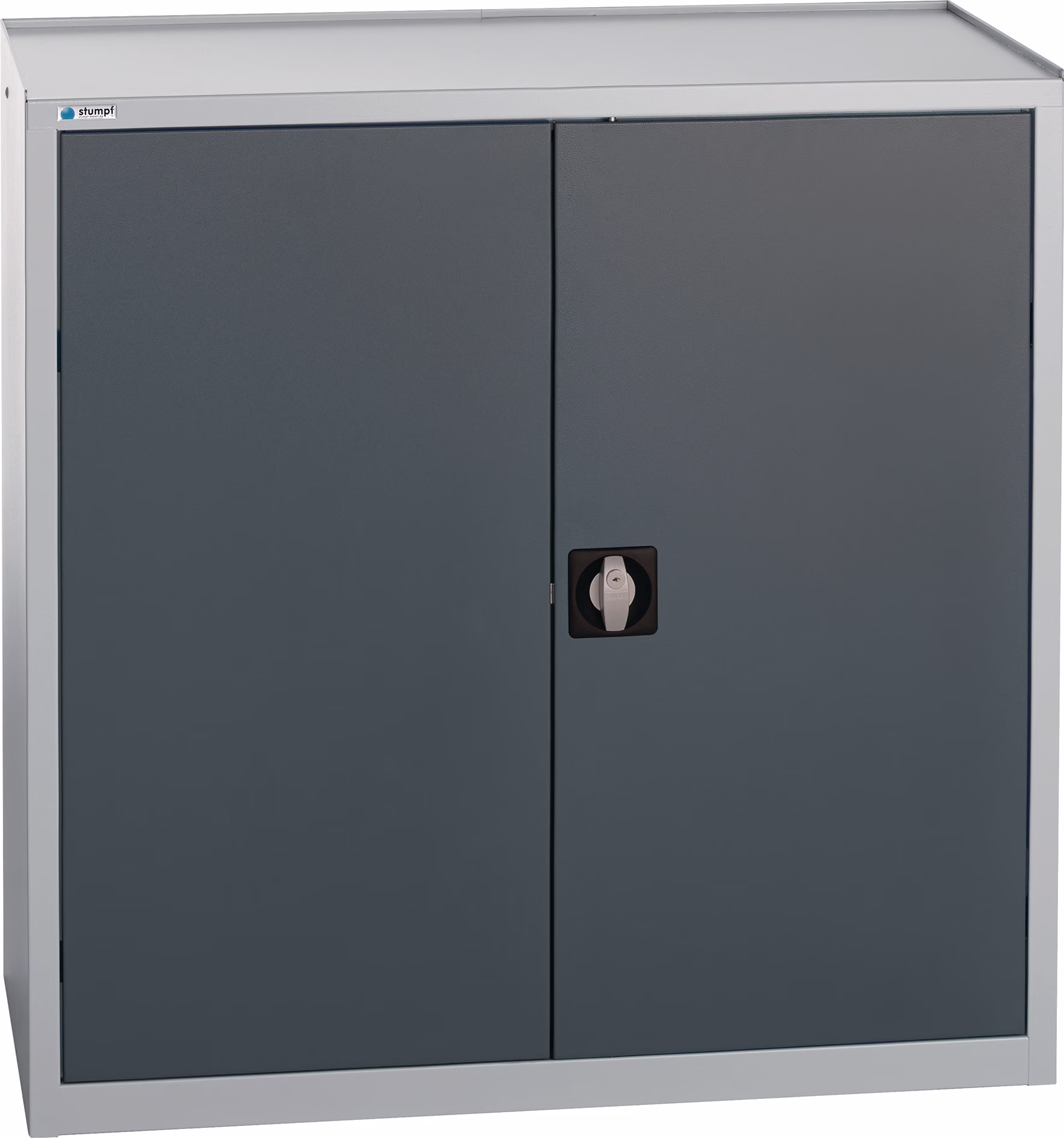 Werkzeug-/Beistellschrank H1000xB1000xT500mm 1Schubl.2Bd.lichtgrau/anthrazitgrau
