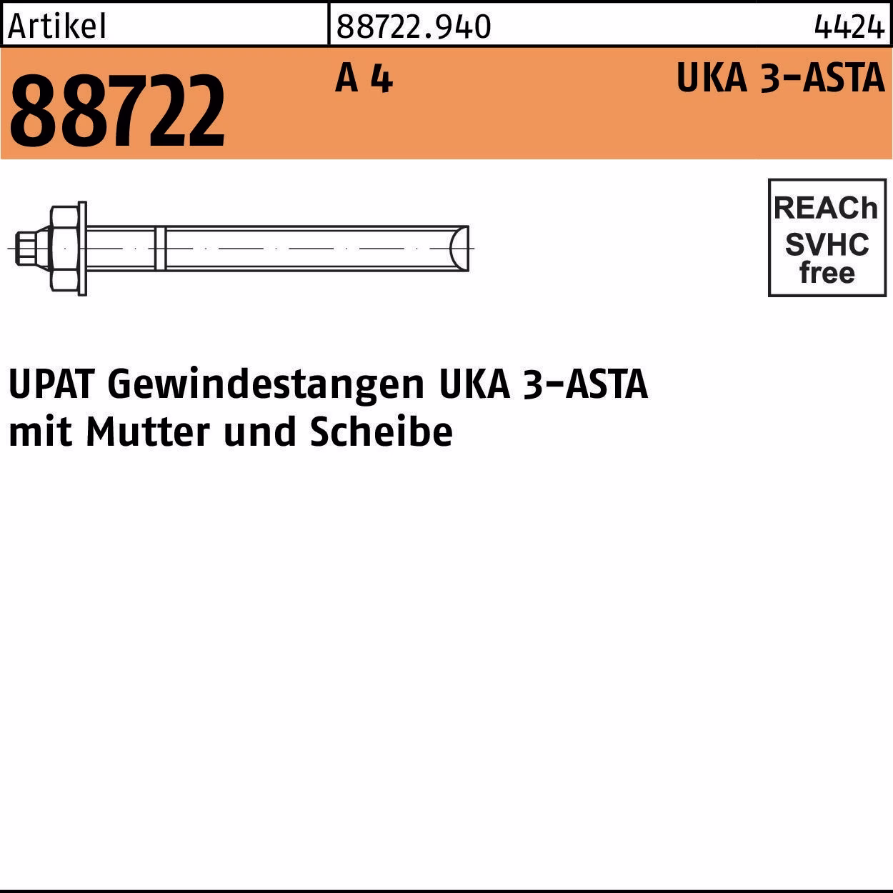 Ankerstange R 88722 ASTA