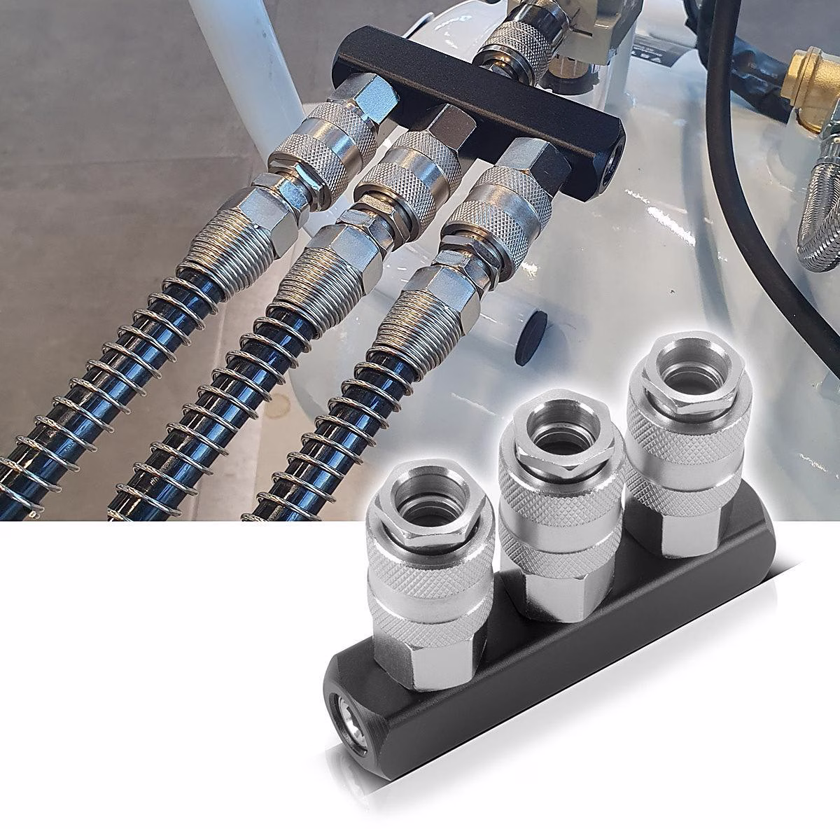 Druckluftverteiler 3-f