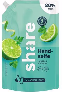 Flüssigseife H-01-13-02 Limette & Koriander Refill 500ml