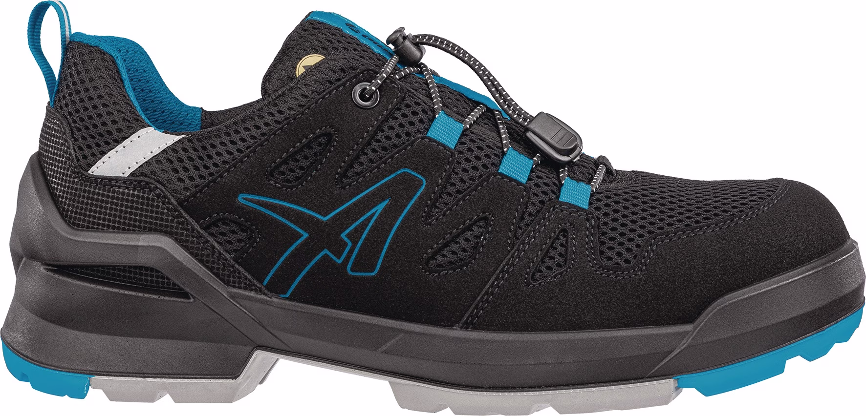 Sicherheitsschuh FASTPACK LOW schwarz/blau S1PL ESD FO SR 20345:2022