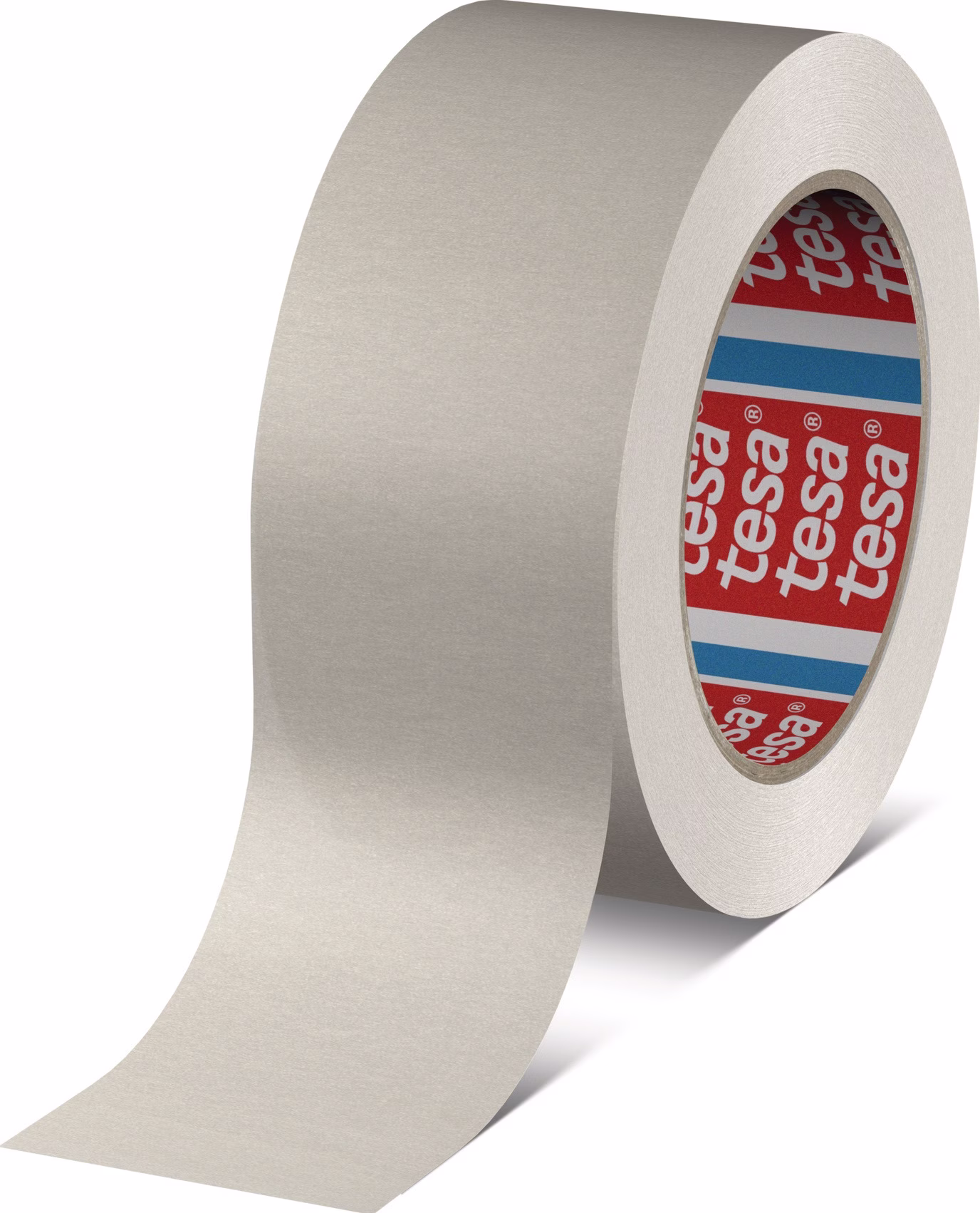 Verpackungsklebeband Papier tesapack® 4713 weiß L.50m B.50mm