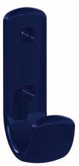 Garderobenhaken 477.90.060 einfach A.48mm PA stahlblau 50 H.75mm