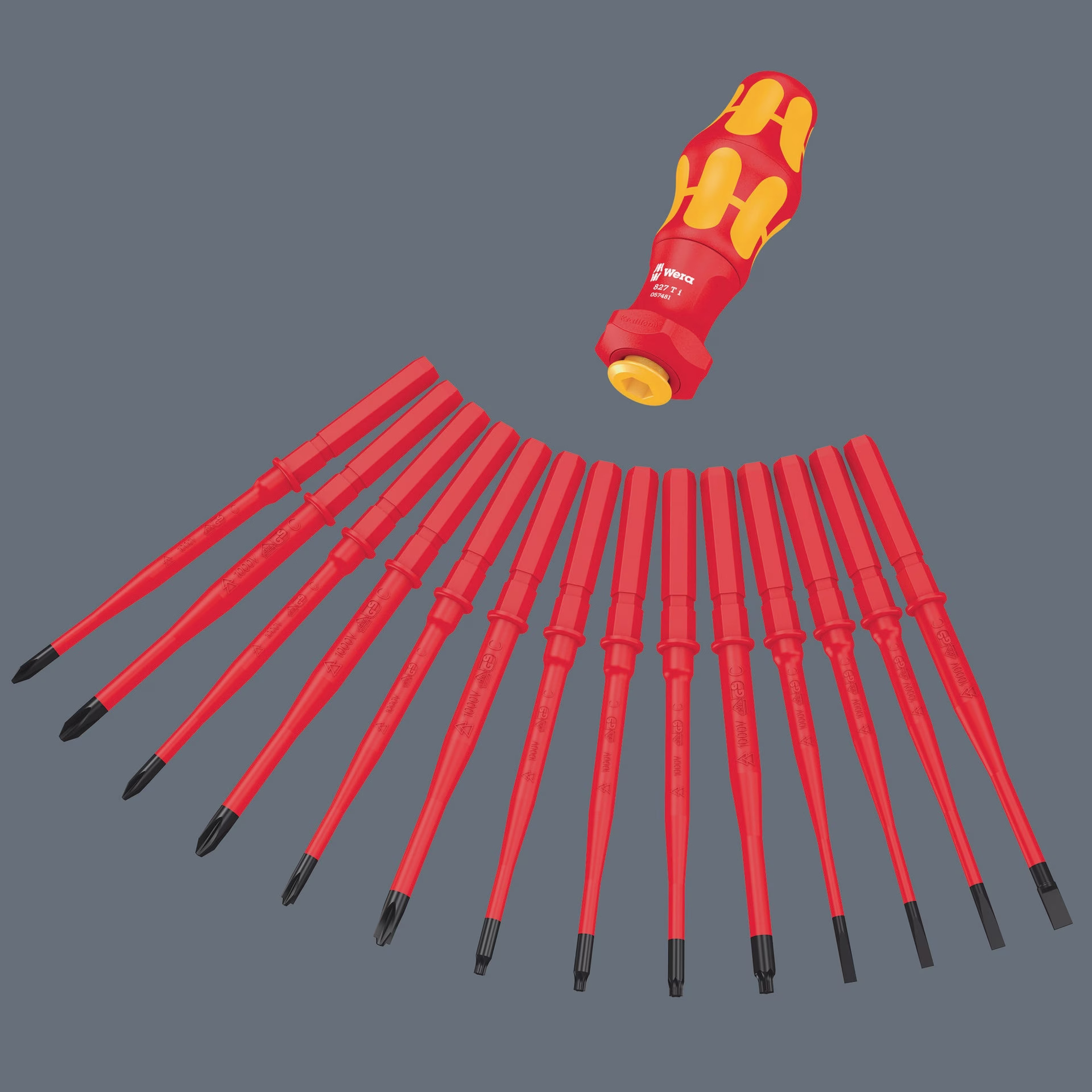 Handgriff 827 T i Kraftform Turbo f.WERA VDE Wechselkl.VDE isol