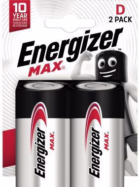 Batterie Max Alkaline E302306800 D/Mono/LR20 2 St./Pack.