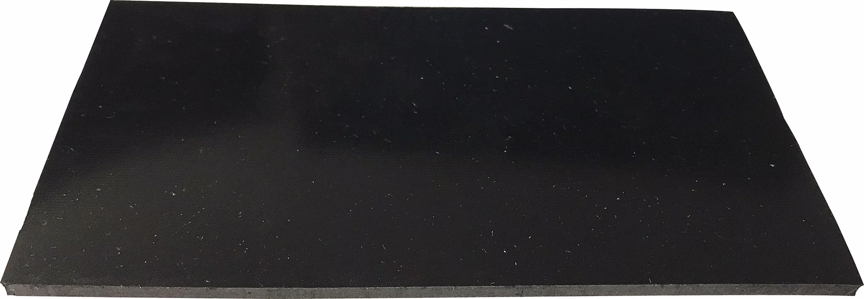 Gummiplatte B.1,4m L.10m D.3mm schwarz EPDM/SBR o.Gewebeeinlage