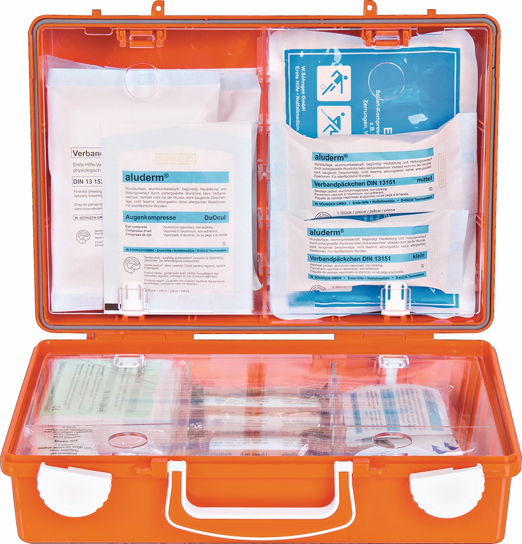 Erste Hilfe Koffer EUROPA I B310xH210xT130ca.mm orange