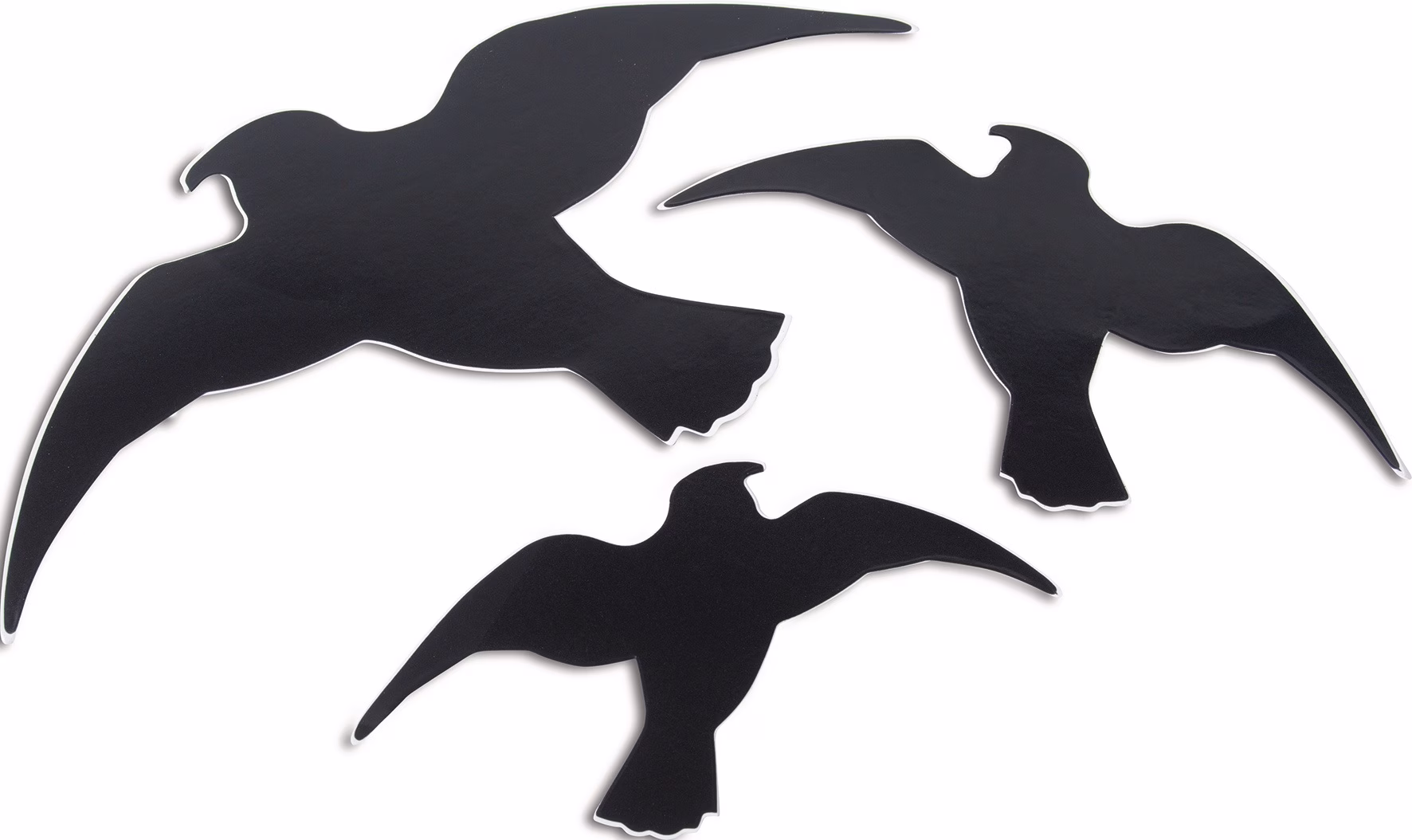 Vogel-Silhouette Easy Sticker 3 St
