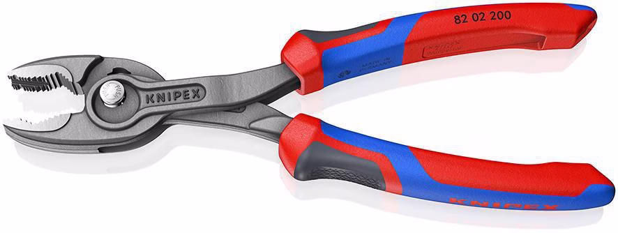 Frontgreifzange TwinGrip L.200mm pol.Comfort-Griff schwarz atram