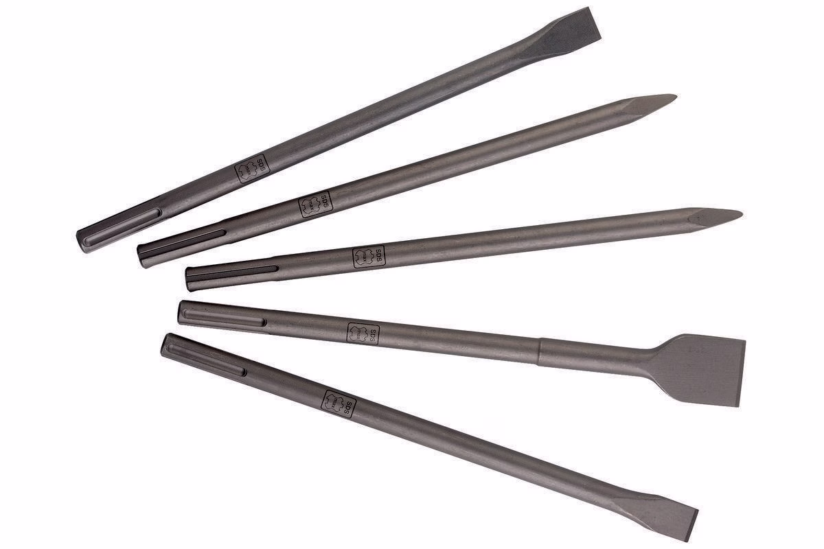 Meißelsatz SDS-max 5teilig 2Spitz/2flach/1Breitm