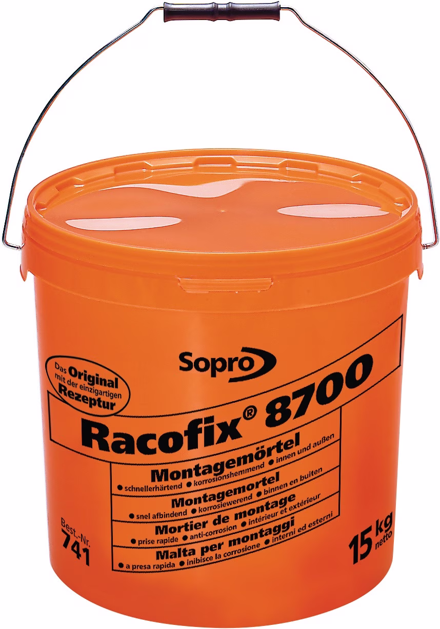 Montagemörtel Racofix® 8700 1:3 Raumteile (Wasser/Mörtel) Eimer