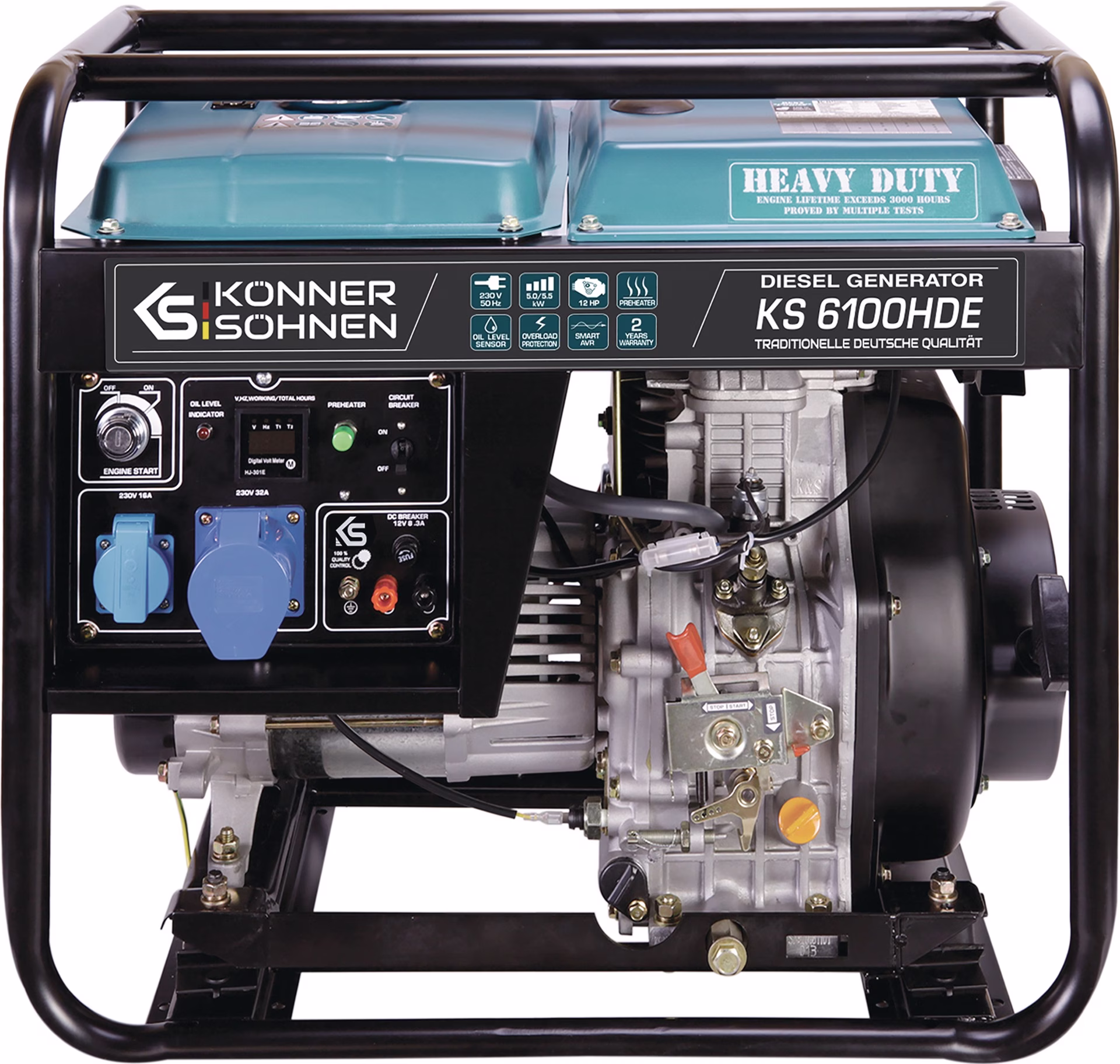 Stromerzeuger KS 6100 HDE 5 kW Diesel