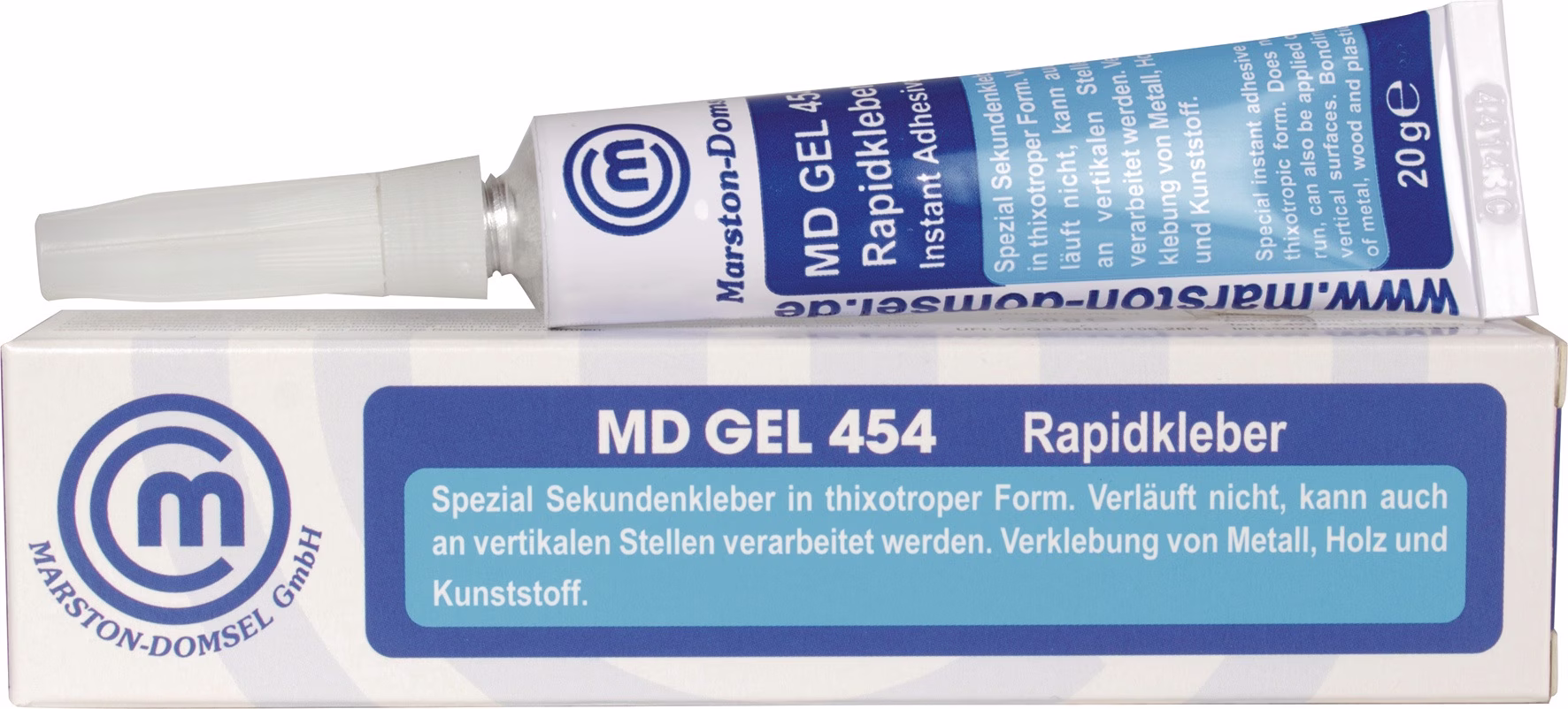 Rapidkleber MD GEL 454 20g transp.Tube
