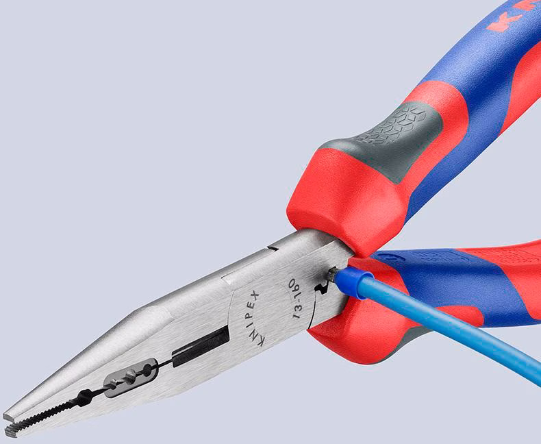 Verdrahtungszange L.160mm 0,5-0,75/1,5/2,5mm² pol.Comfort-Griff