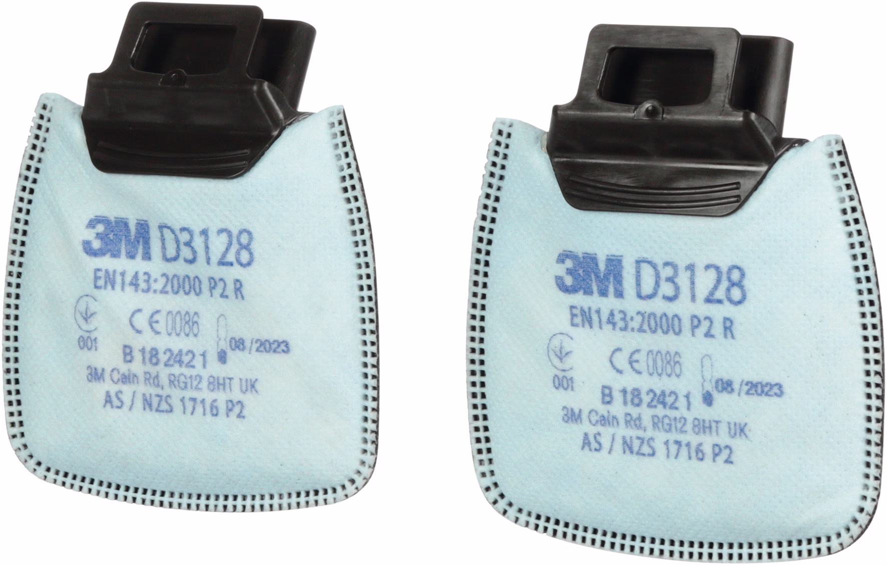 Rundpartikelfilter D3128 EN143:2000/A1:2006 P2R f.Ser.Secure Click 2 St./Btl