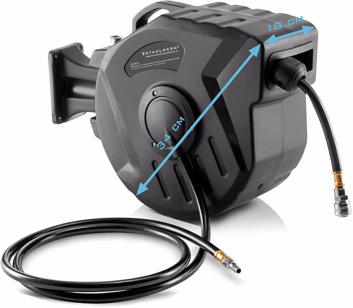 Druckluftschlauchtrommel ID 9mm 20m