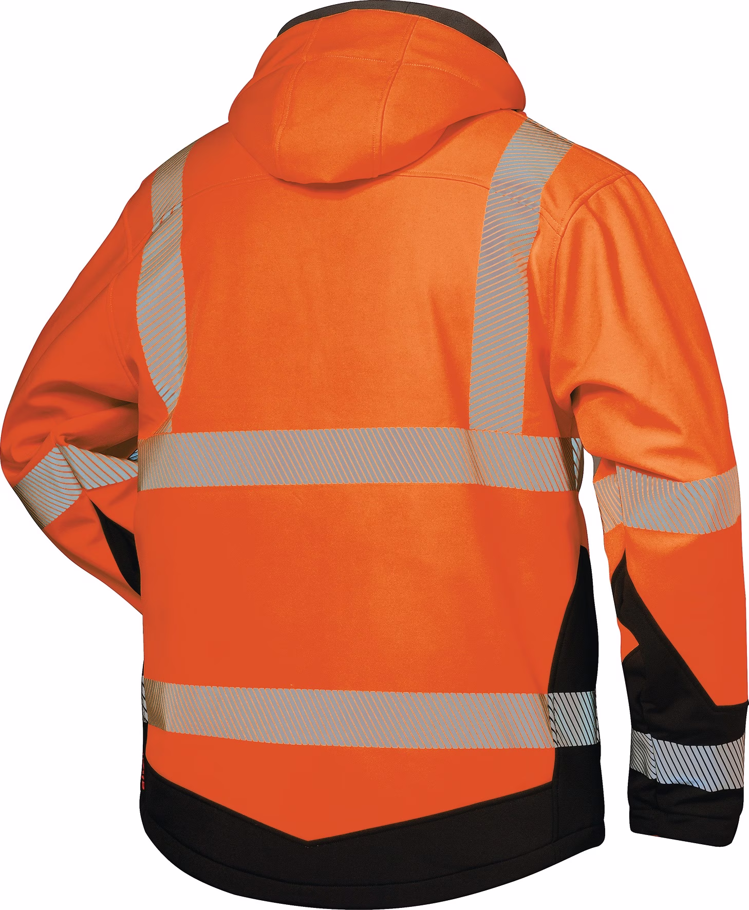 Warnschutz-Softshelljacke Lukas Gr.XXL orange/schwarz