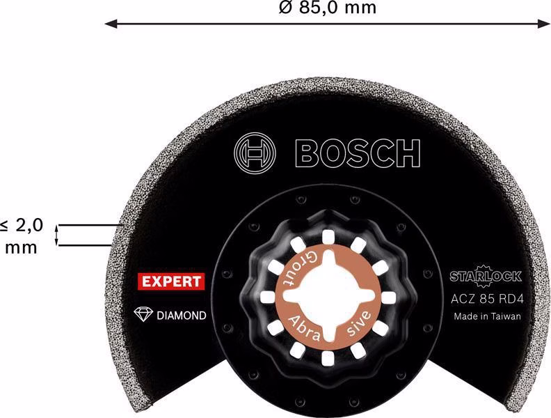 Segmentsägeblatt Expert ACZ85RD4 D.85mm Mörtel Starlock 10 Stück