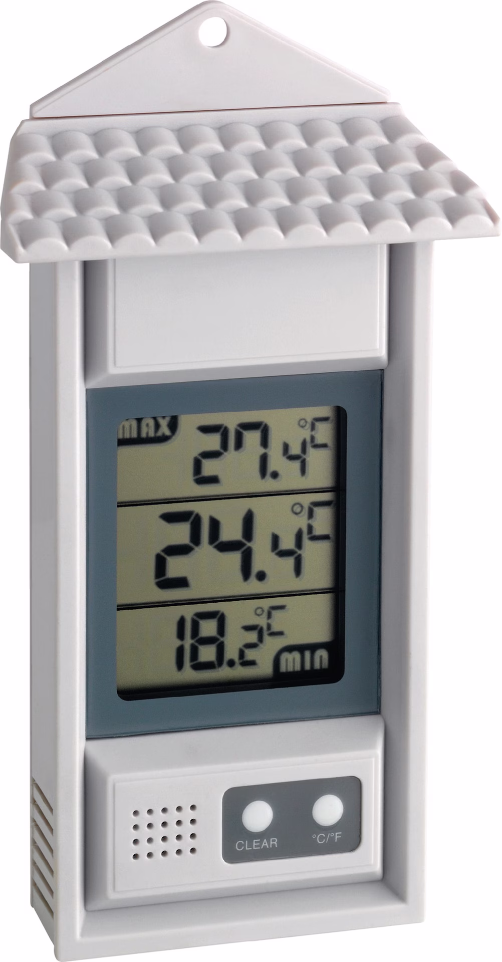 Thermometer Messber.-20 b.70GradC H150xB80xT29mm Ku