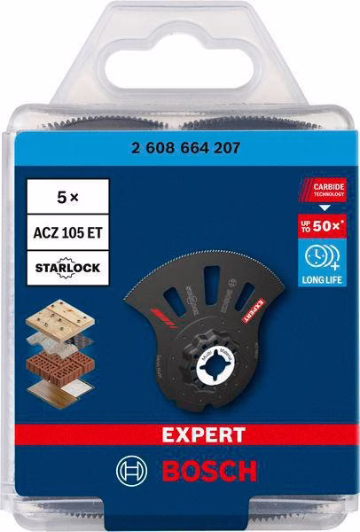 Segmentsägeblatt EXPERT MultiMaterial ACZ 105 ET D.105mm Starlock 5 St./VE