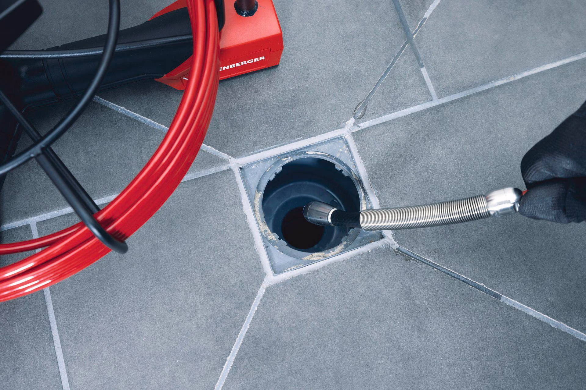 Inspektionskamera ROCAM MINI HD u.Modul 20/16-AMP Kamerakopf-D.20mm Kabel-L.16m
