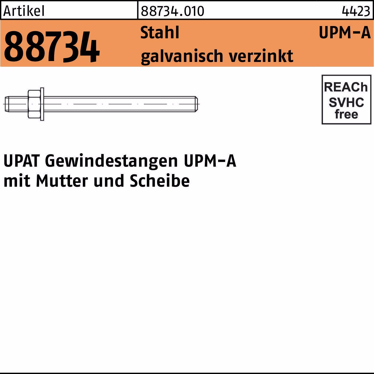 Ankerstange R 88734 UPM-A