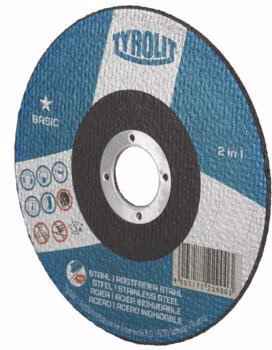 Trennscheibe BASIC D125x1mm ger.2in1 Bohr.22,23mm