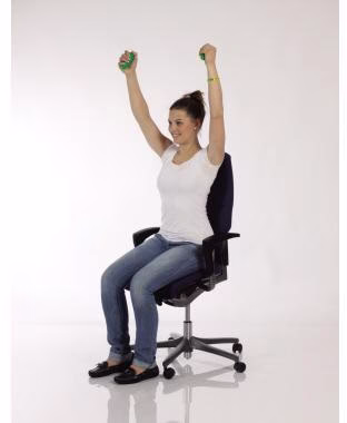 Ergonomiehandtrainer Brasil 470636 11x5cm grün 2St./Pack.