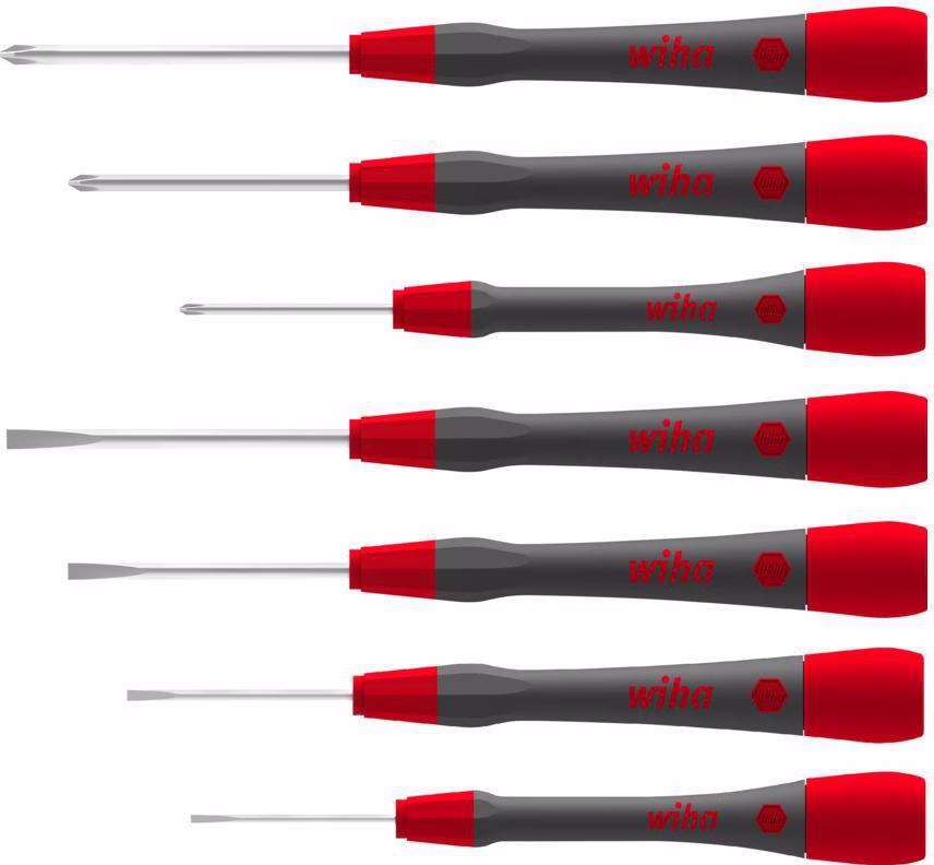 Feinmechanikerschraubendrehersatz 260 PK 701 7-tlg.Schlitz/PH