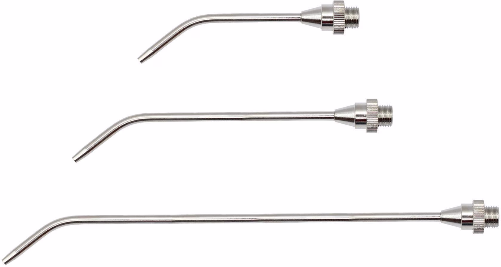 Verlängerungsdüse Bohrung 3,0 mm MS vern. 250 mm lang gebogen