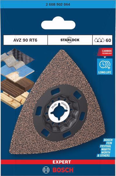 Schleifplattenset Expert Sanding Plate AVZ 90 RT6 Starlock