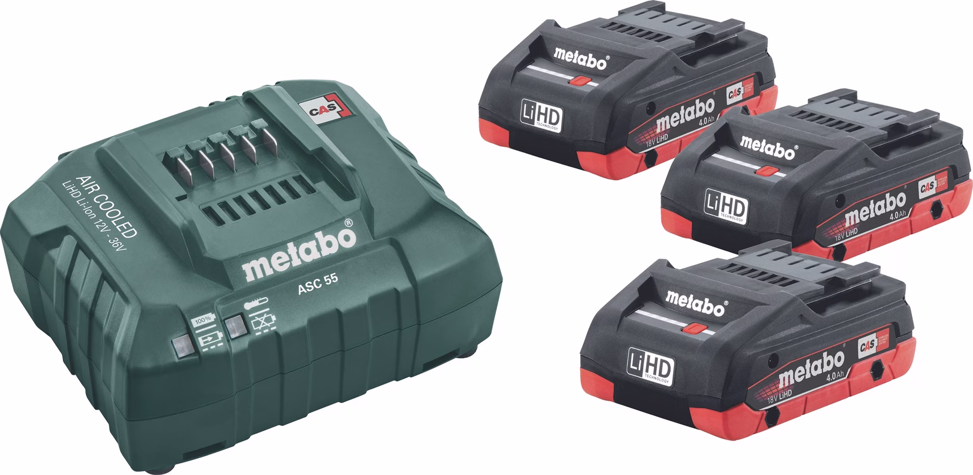 Akku-Set Basic 4,0 LiHD 18 V 3x4 (LiHD) Ah