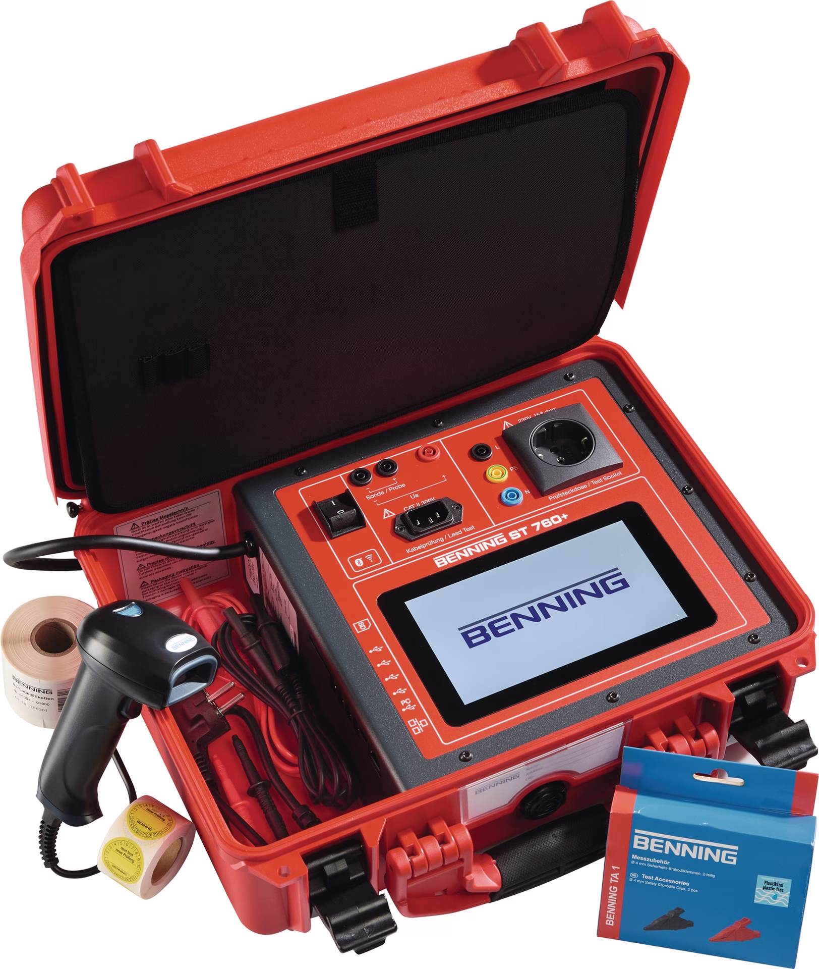 Gerätetester ST 760+ Set aktive/passive Prüfung/auch Schweißgerät 1 Set