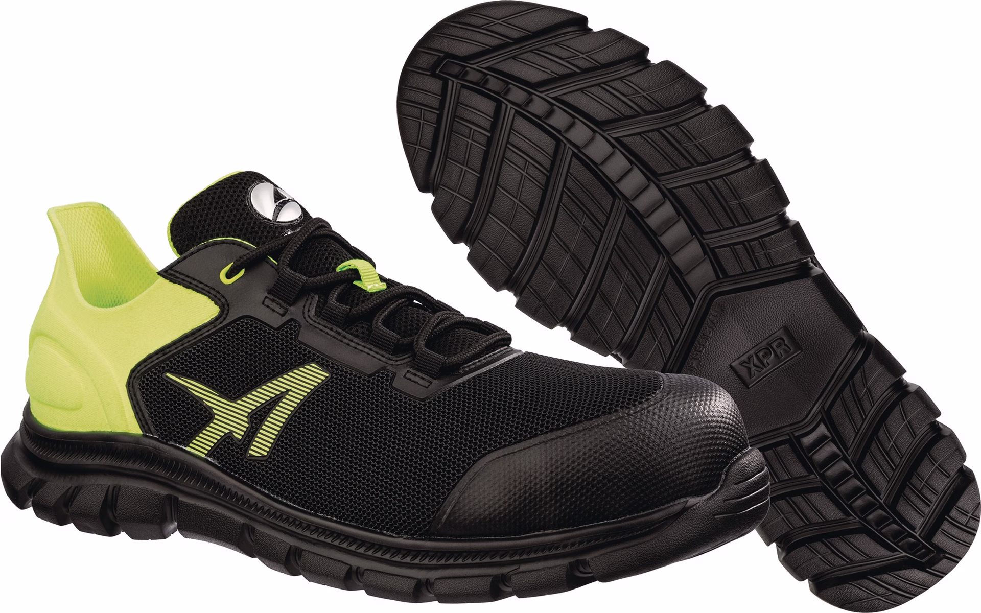 Sicherheitsschuh OCTANE YELLOW LOW schwarz/lime S1PS SR EN ISO 20345:2022