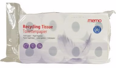 Toilettenpapier Recycling Tissue H3456 4lg. 130Bl. 8Rl.