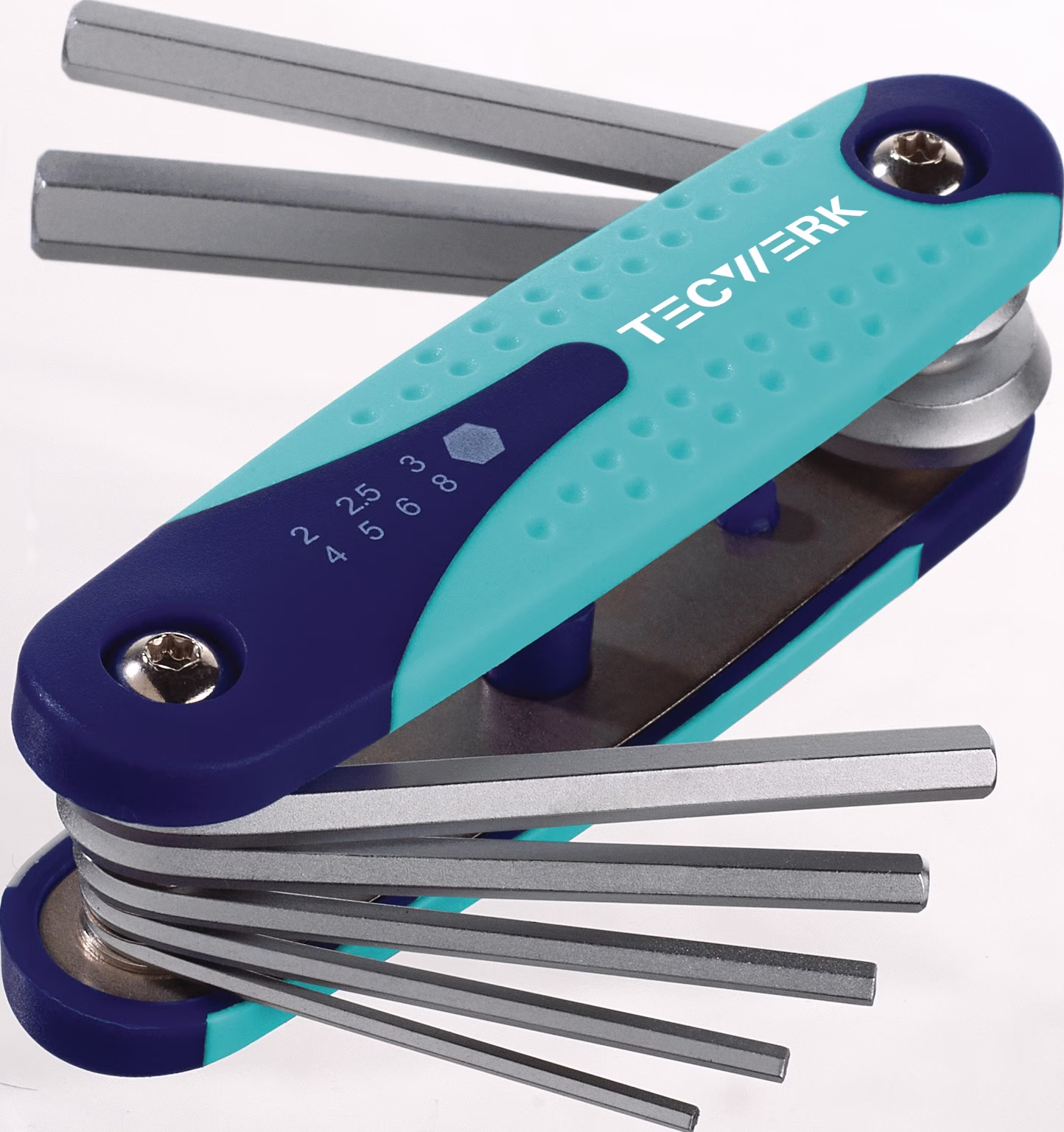 Schraubendrehersatz 7-tlg.Handklapphalter SW 2-8mm S2-Stahl