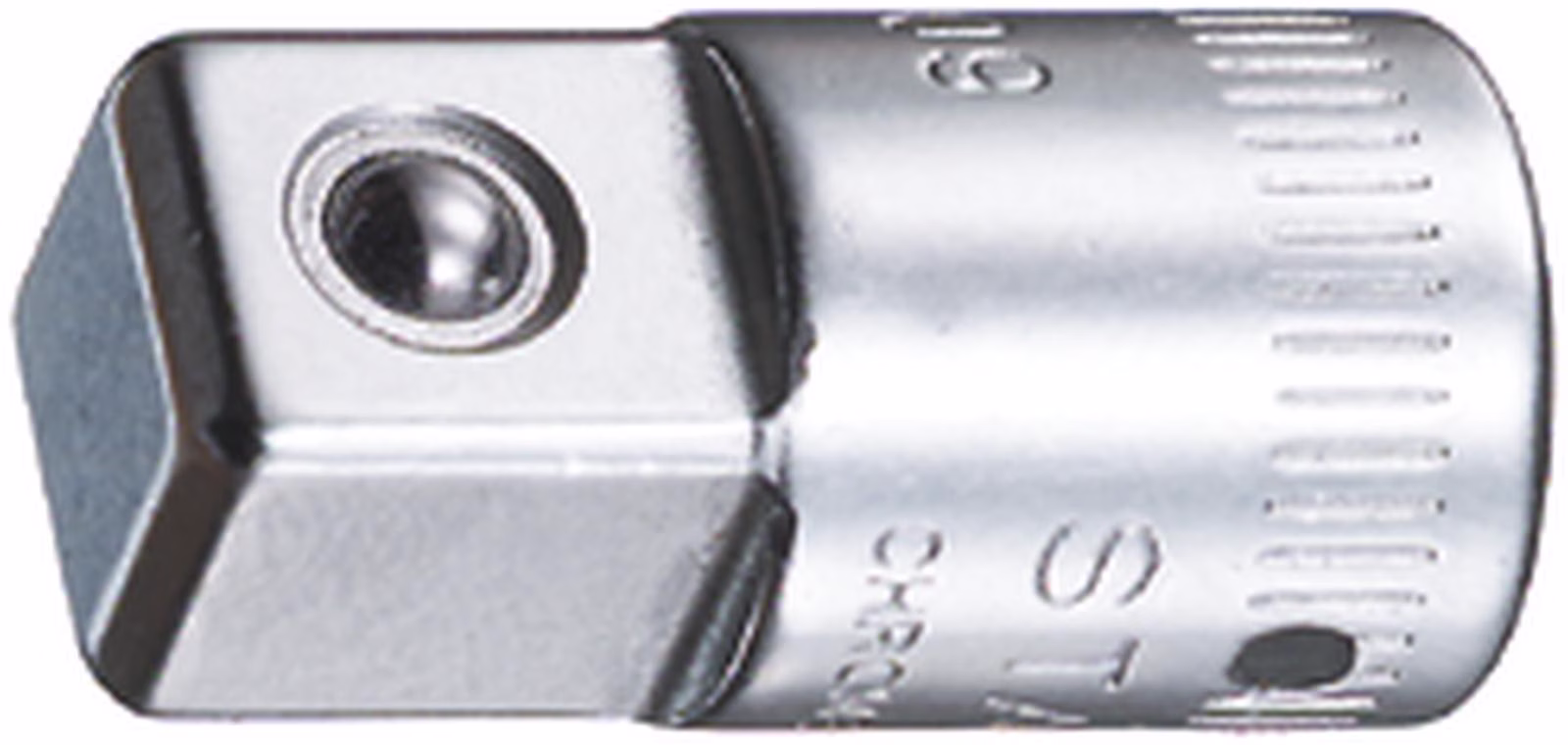 Vergrößerungsstück 409 Antr.1/4 Zoll Abtrieb 3/8 Zoll L.25mm