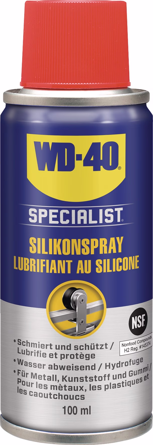 Silikonspray farblos NSF H2 100ml Spraydose Smart Straw™