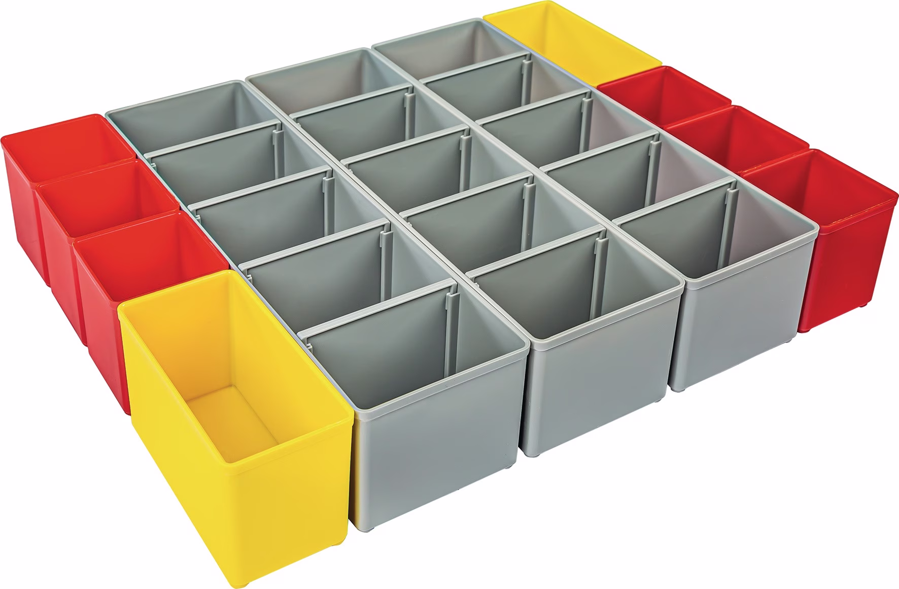 Einteilungsset I3 iB 72 B349xT265xH63mm blau/gelb/orange/rot/grün/grau