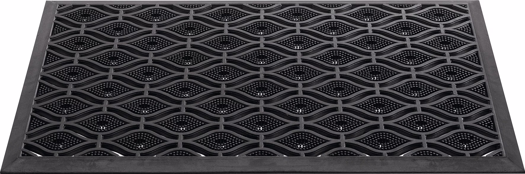 Fußmatte schwarz Gum.L450xB750xS15mm