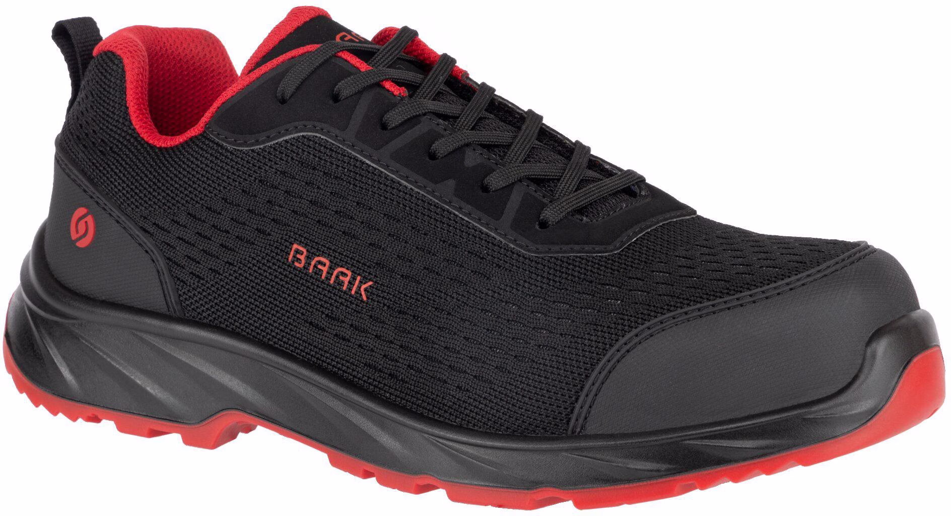 Sicherheitsschuh Pio Gr.41 W.11 schwarz/rot S1PS FO LG SR ESD EN20345