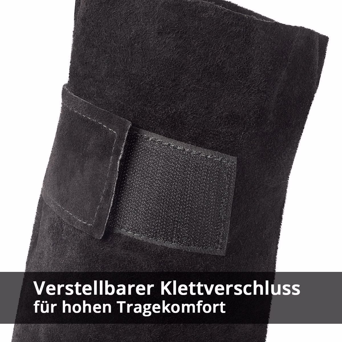 Schweißerärmel m.Klettverschluss Schwarz