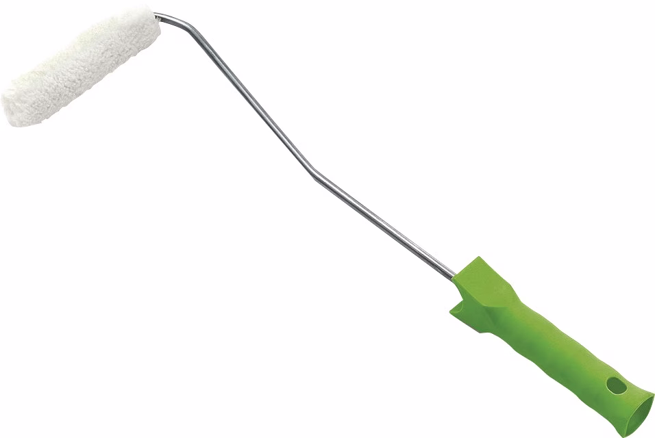 Kleinflächenroller Plüsch B.100mm Florhöhe 12mm Kern-D.15mm PC 6mm m.Bügel