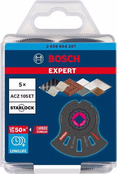 Segmentsägeblatt EXPERT MultiMaterial ACZ 105 ET D.105mm Starlock 5 St./VE